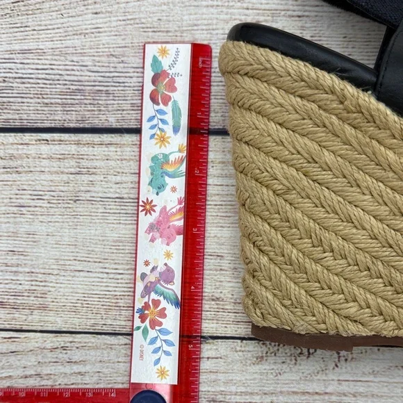 Sofft Black Espadrille Sandals - Picture 8 of 8